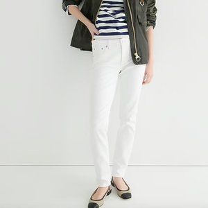J Crew Toothpick white denim